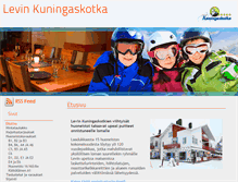 Tablet Screenshot of levinkuningaskotka.fi